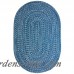 Isabelline One-of-a-Kind Aukerman Hand-Braided Light Blue Indoor/Outdoor Area Rug CB23977